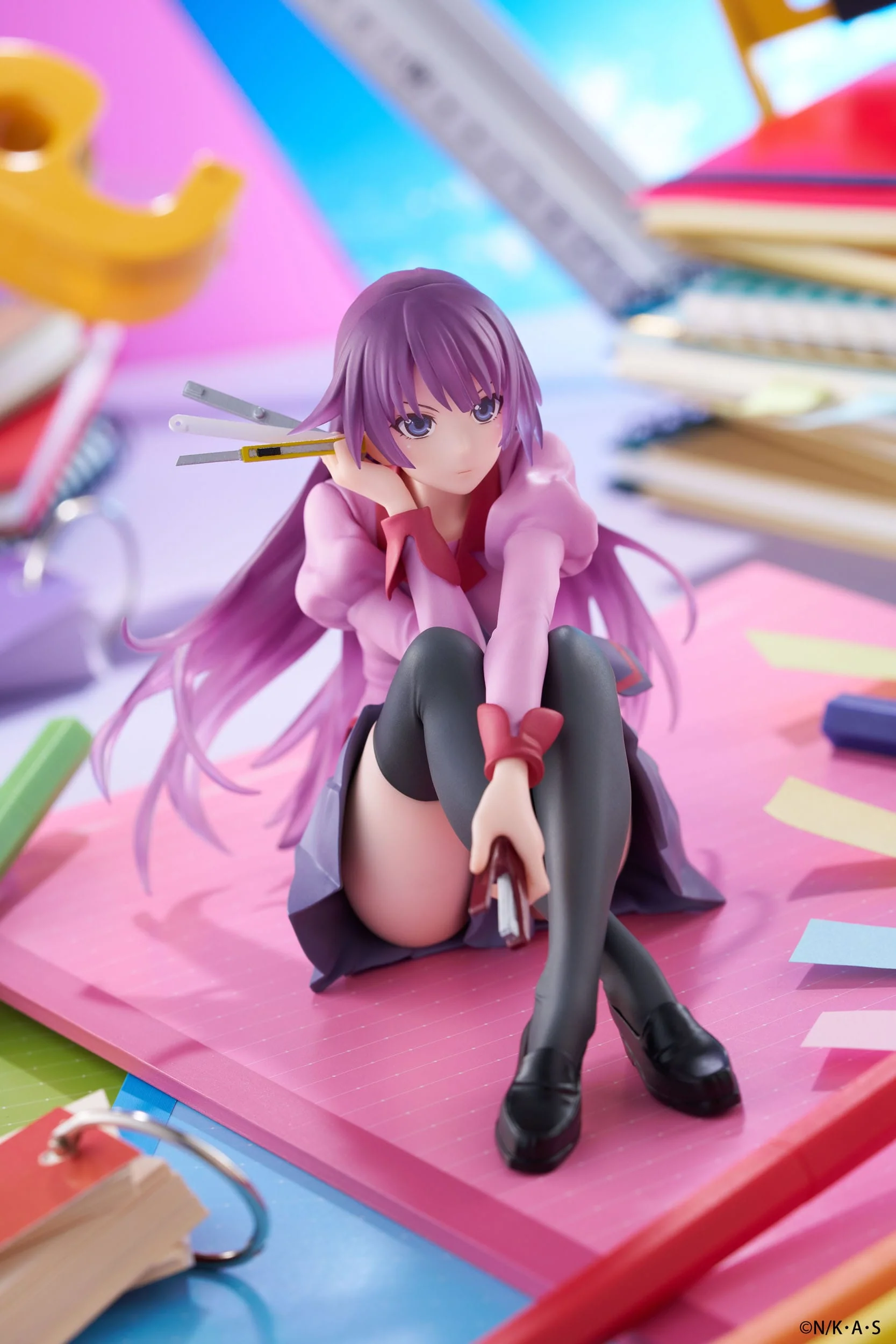 Monogatari Series - Hitagi Senjougahara Desktop Cute - Taito Prize - Image 5