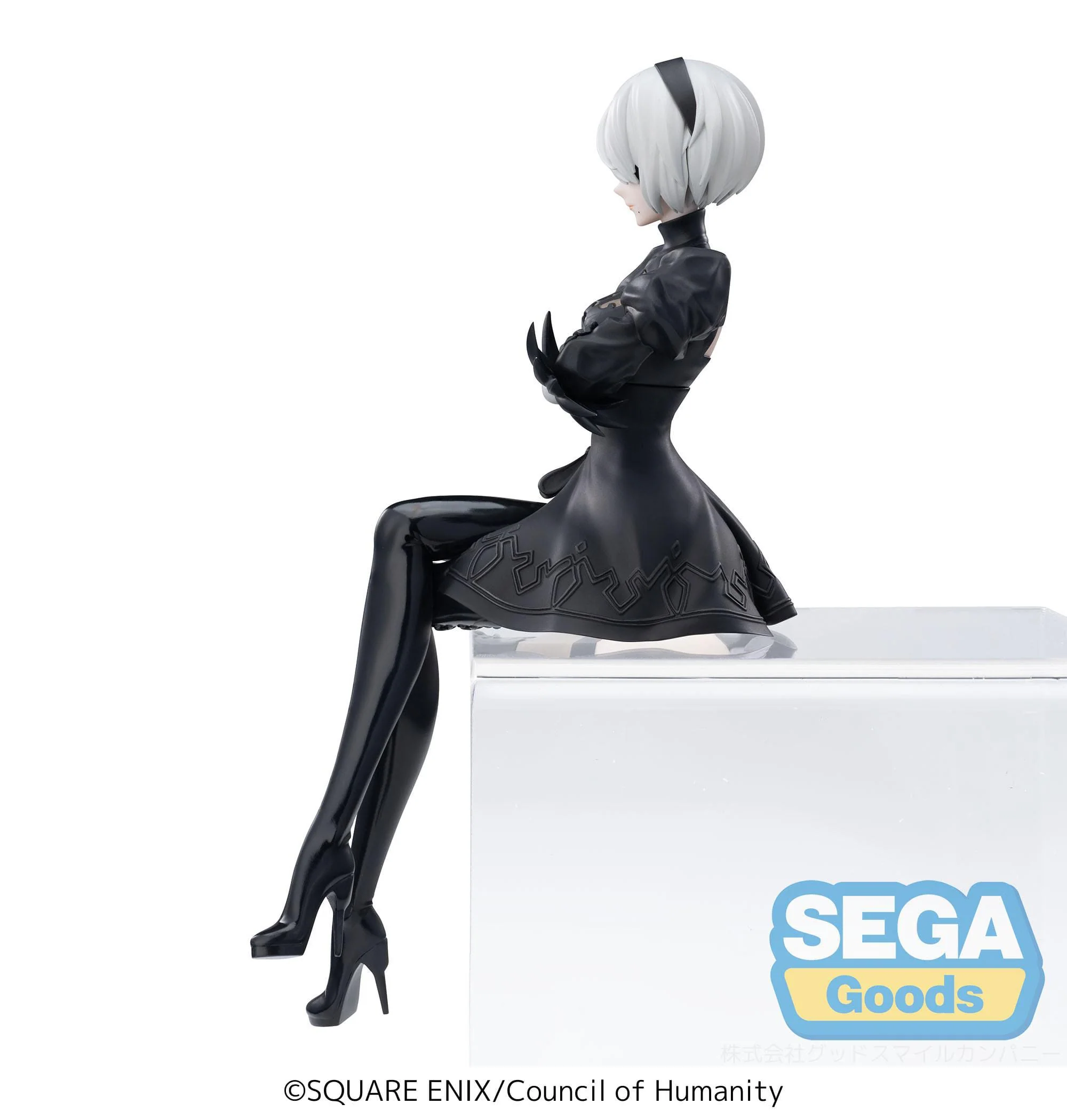 NieR:Automata Ver1.1a - 2B Premium Chokonose / Perching - SEGA Prize - Image 7