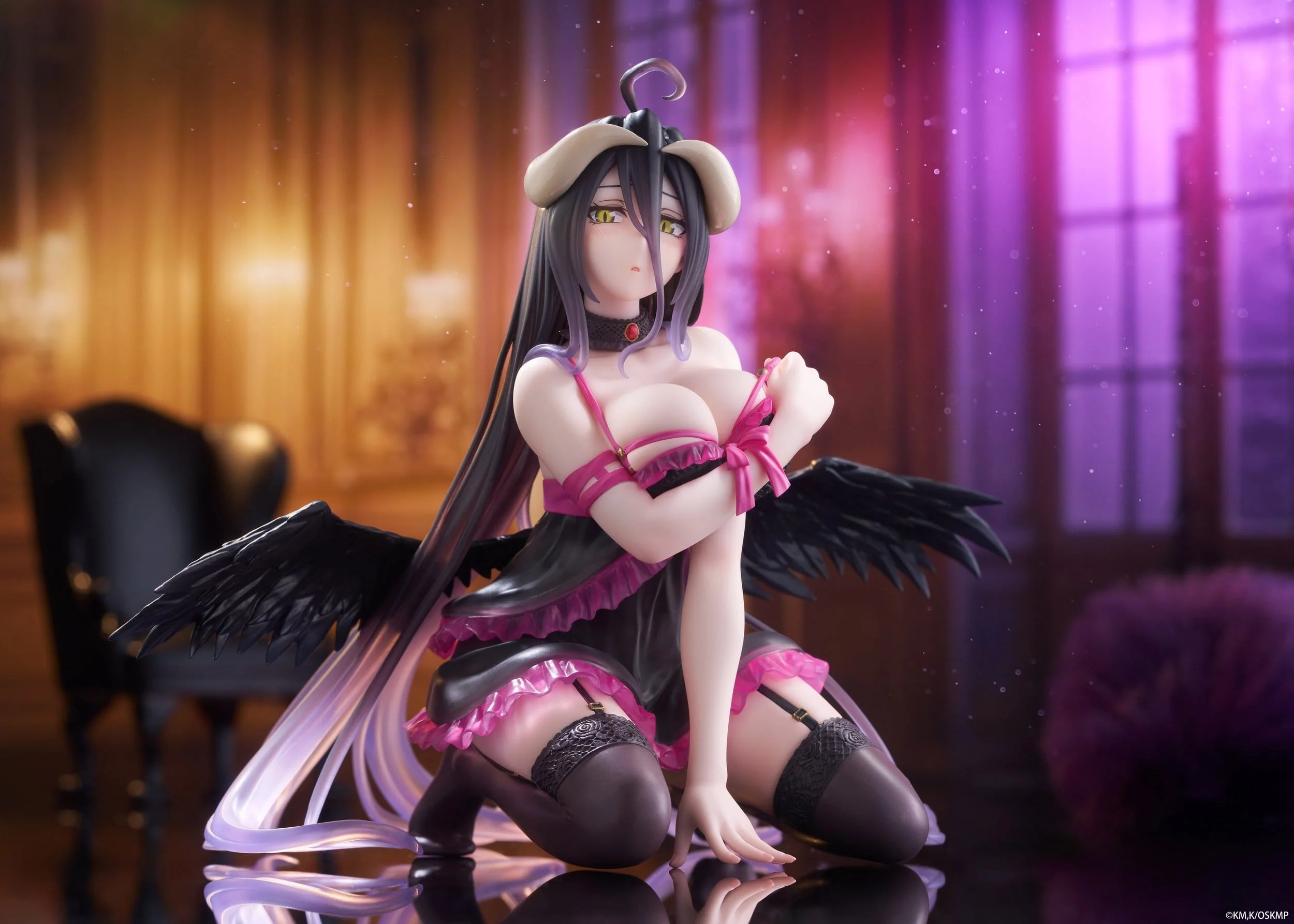 Overlord - Albedo Negligee ver. Desktop Cute - Taito Prize - Image 2