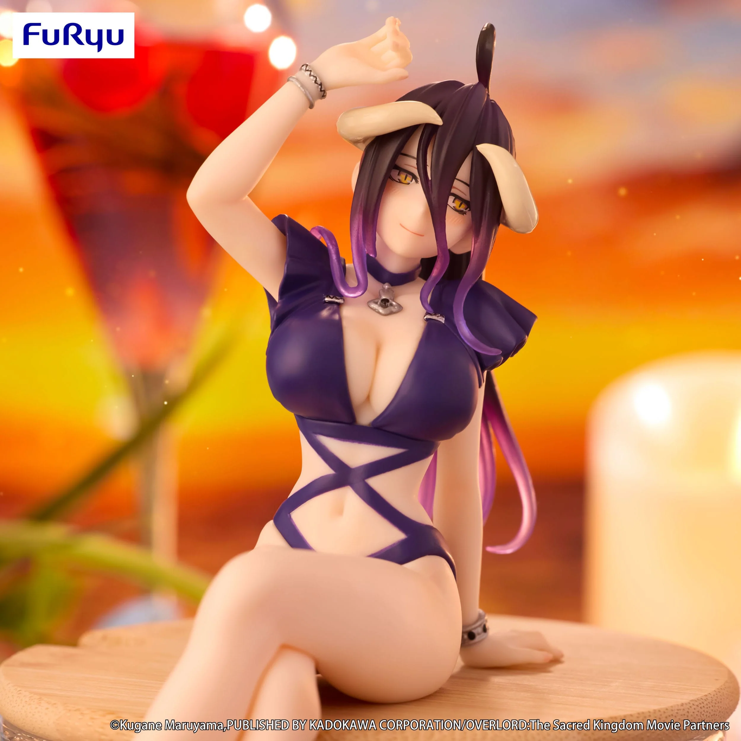 Overlord - Albedo Noodle Stopper Swimsuit Dark Purple Color ver. - FuRyu Prize - Image 5