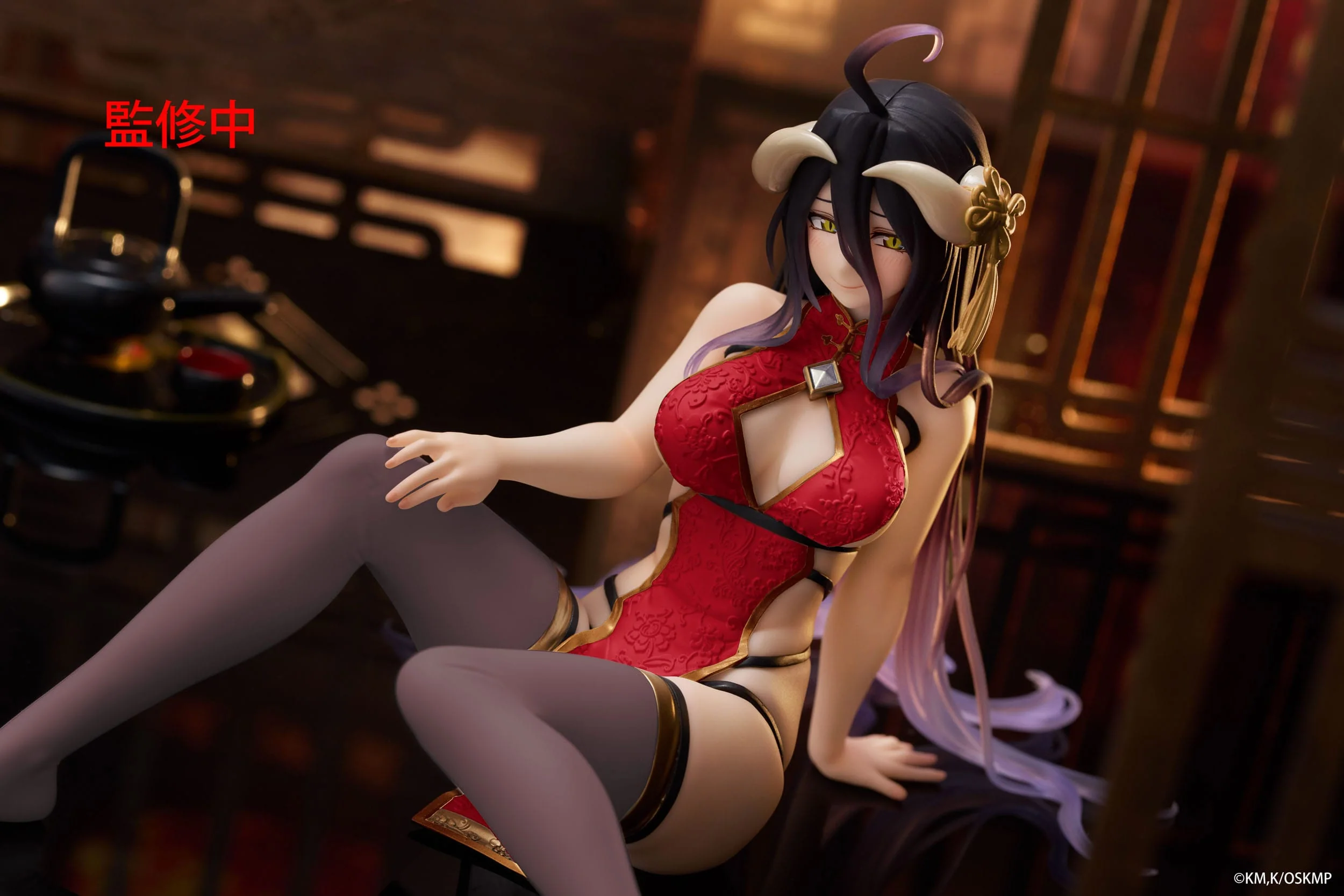 Overlord IV - Albedo China Dress ver. Renewal Desktop Cute - Taito Prize - Image 2