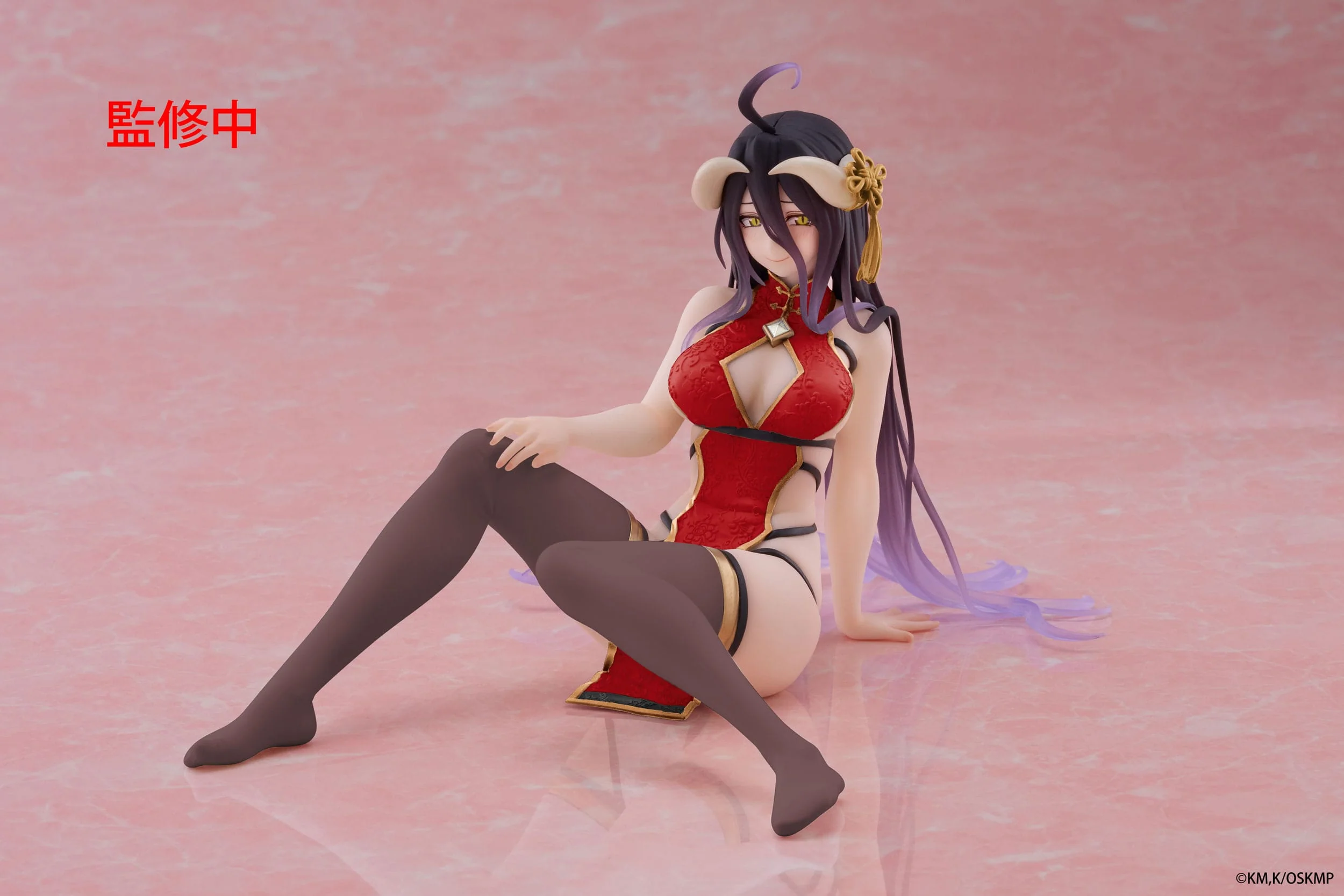 Overlord IV - Albedo China Dress ver. Renewal Desktop Cute - Taito Prize - Image 3