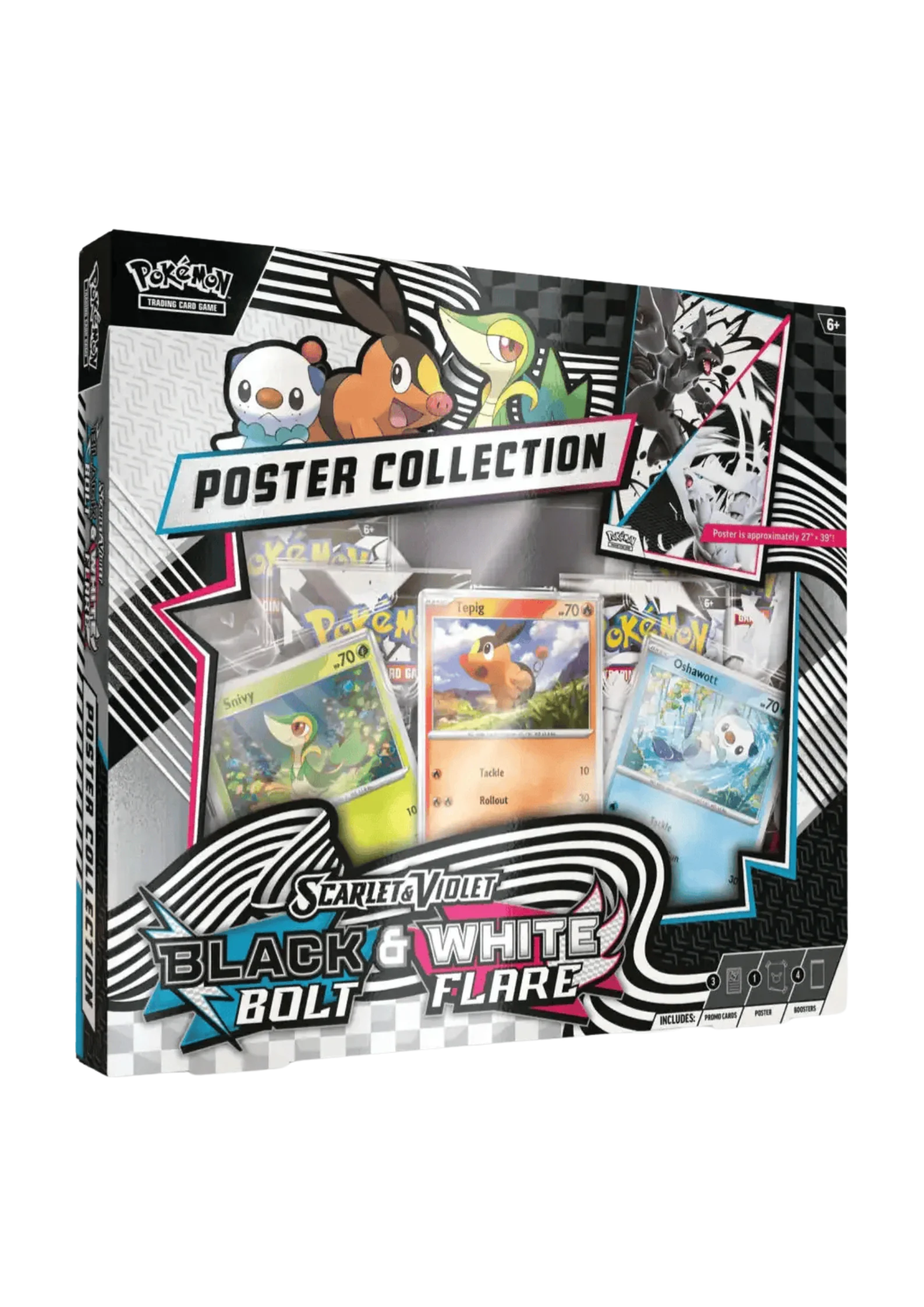 Pokémon TCG - Black Bolt & White Flare Poster Collection Unova [EN]
