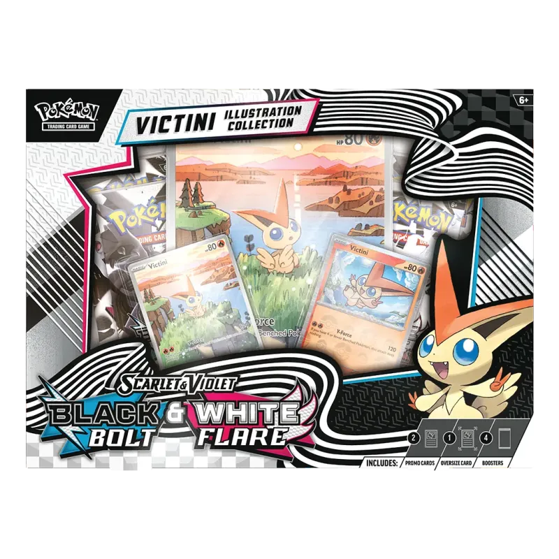 Pokémon TCG - Black Bolt & White Flare Unova Victini Illustration Collection [EN] - Image 3