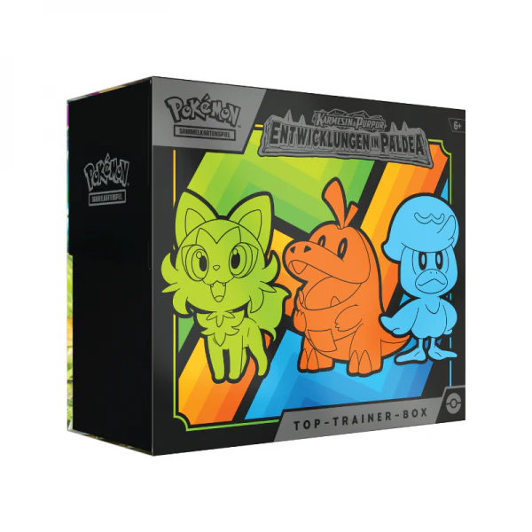 Pokémon TCG - Entwicklungen in Paldea Top Trainer Box [DE]