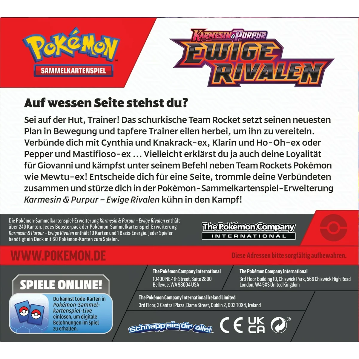 Pokémon TCG - Ewige Rivalen Booster Display [DE] - Image 3