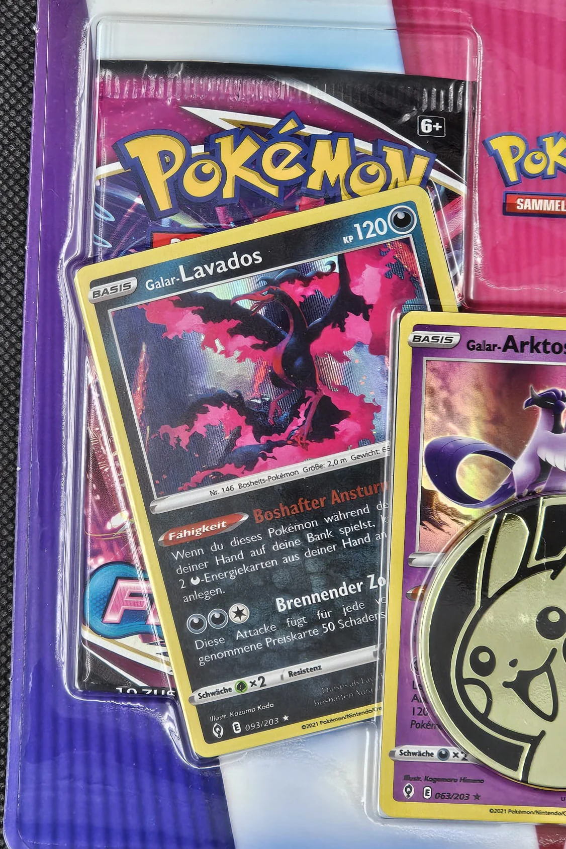 Pokémon TCG - Galar Vögel / Galarian Birds 2er Blister [DE] - Image 2