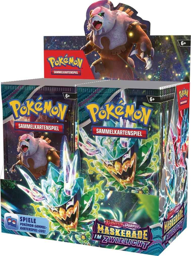Pokémon TCG - Maskerade im Zwielicht Booster Display [DE]