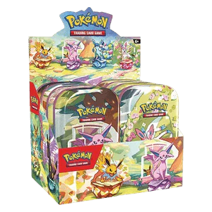 Pokémon TCG - Prismatische Entwicklungen Mini Tin Display [DE]