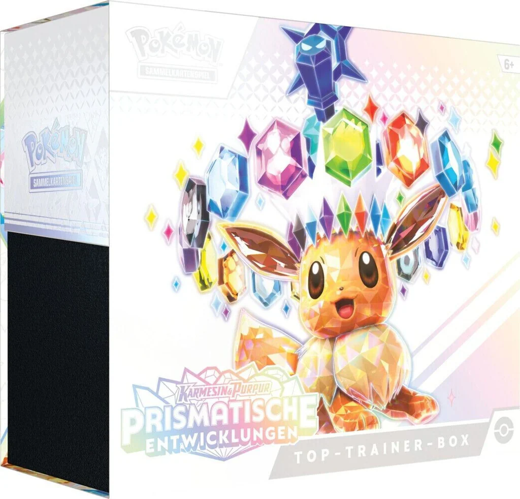 Pokémon TCG - Prismatische Entwicklungen Top Trainer Box [DE]