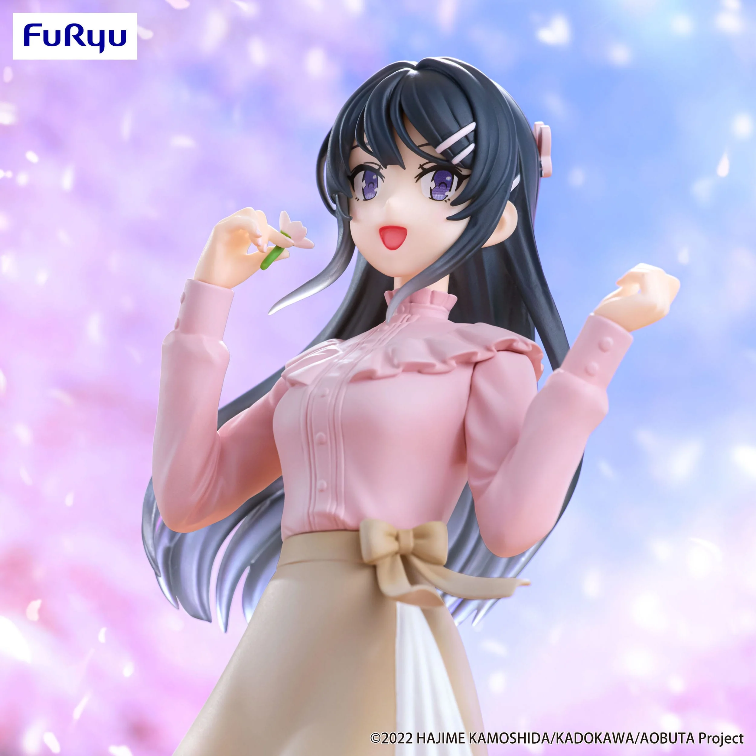 Rascal does not dream of Bunnygirl Senpai - Mai Sakurajima Spring Outfit Ver. Trio-Try-iT - FuRyu Prize - Image 3