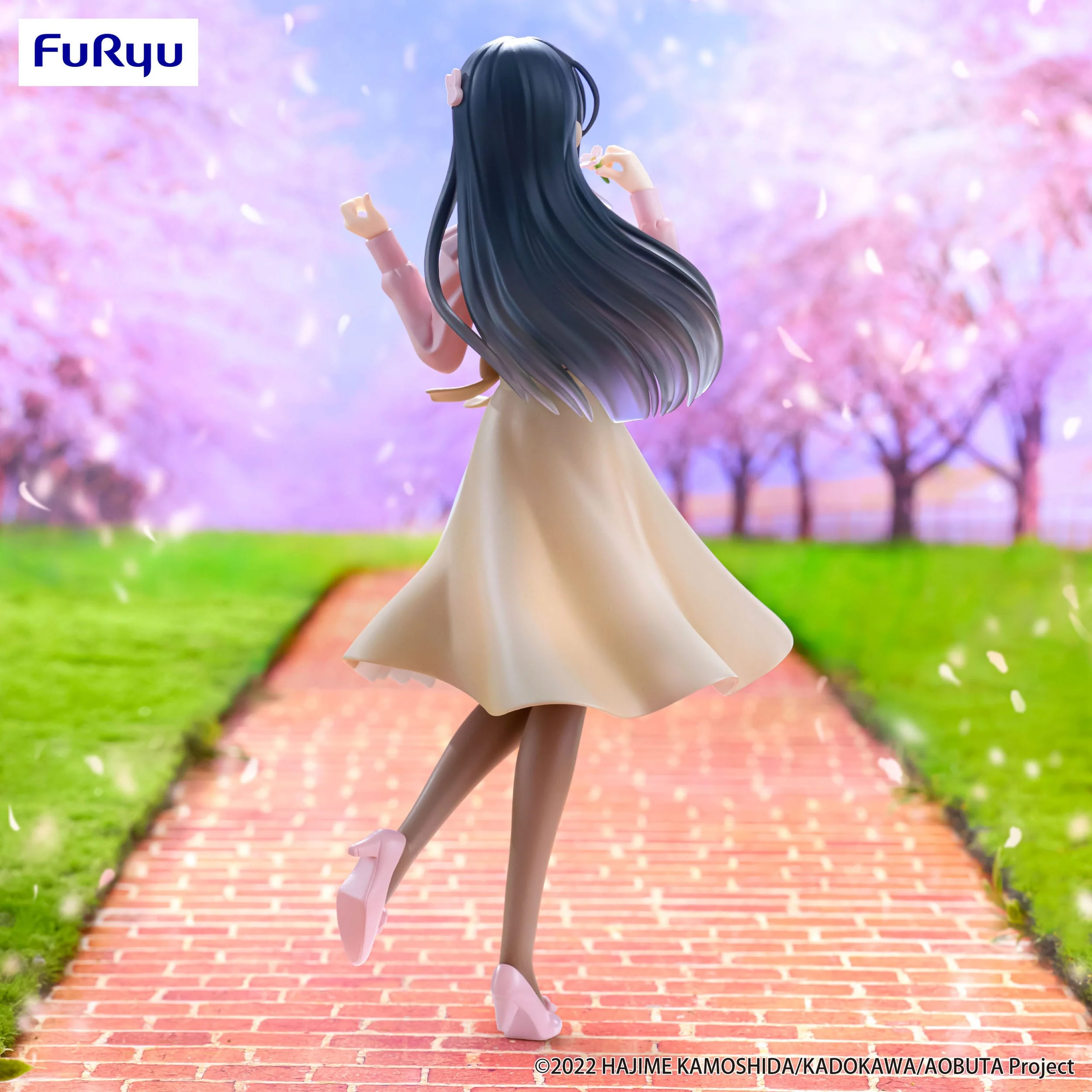 Rascal does not dream of Bunnygirl Senpai - Mai Sakurajima Spring Outfit Ver. Trio-Try-iT - FuRyu Prize - Image 4