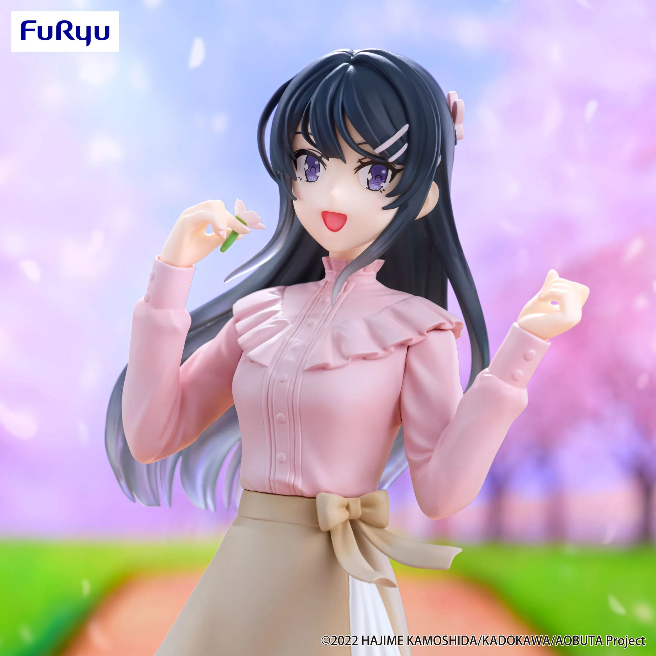 Rascal does not dream of Bunnygirl Senpai - Mai Sakurajima Spring Outfit Ver. Trio-Try-iT - FuRyu Prize - Image 5
