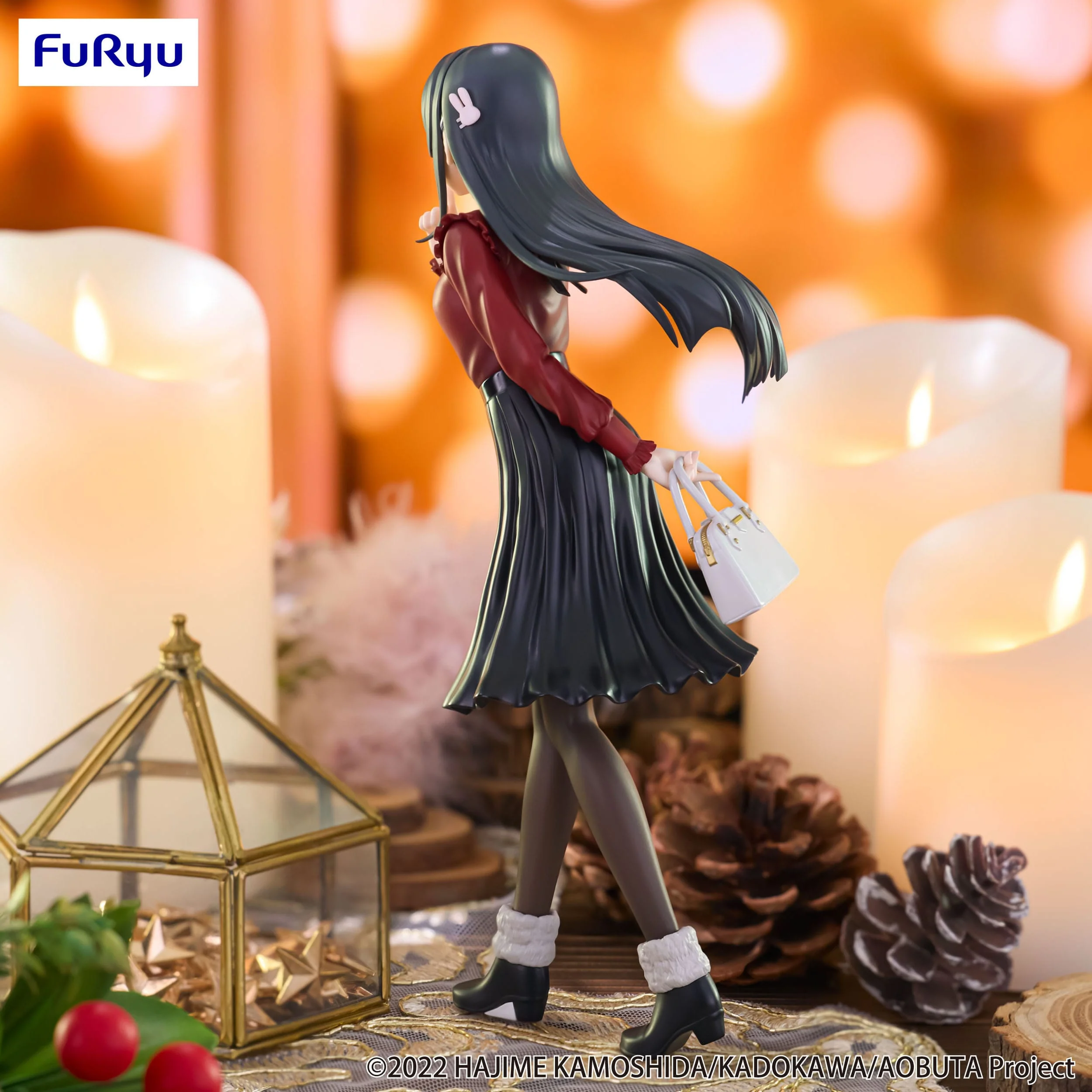 Rascal does not dream of Bunnygirl Senpai - Mai Sakurajima Winter Outfit Ver. Trio-Try-iT - FuRyu Prize - Image 4
