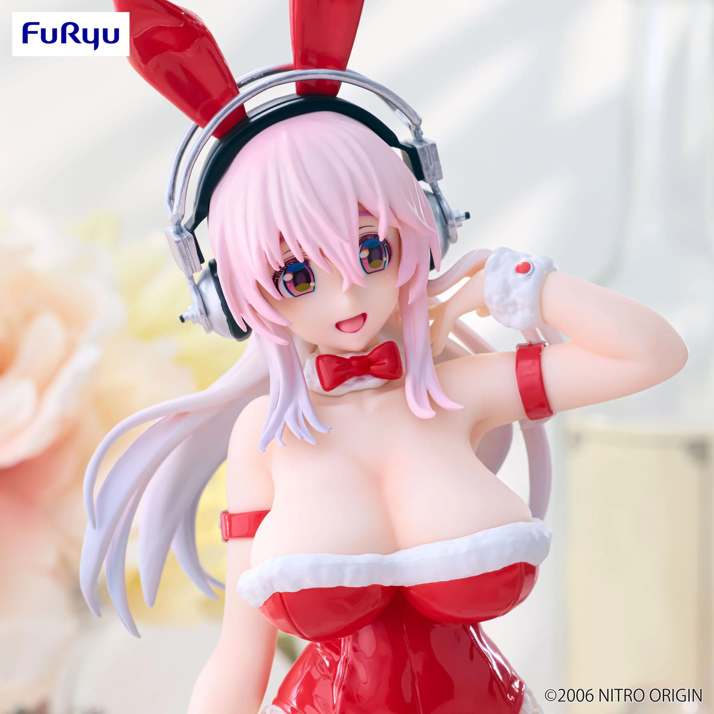 Super Sonico - BiCute Bunnies Red Color Ver. - FuRyu Prize - Image 2