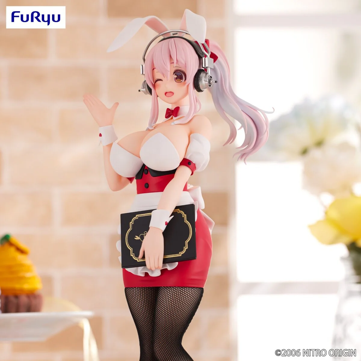 Super Sonico - BiCute Bunnies Sonico Waitress Ver. - FuRyu Prize - Image 3