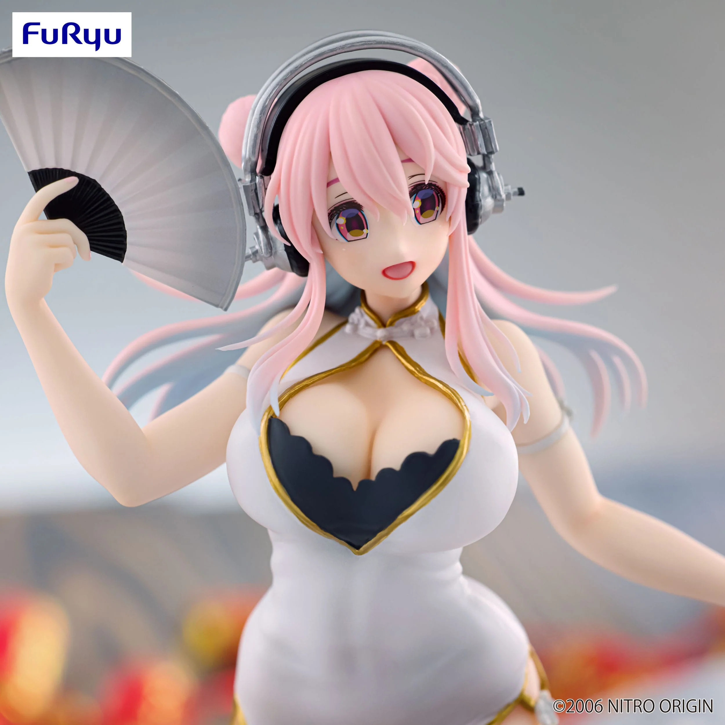 Super Sonico - Sonico White China Dress Ver. Trio-Try-iT - FuRyu Prize - Image 2