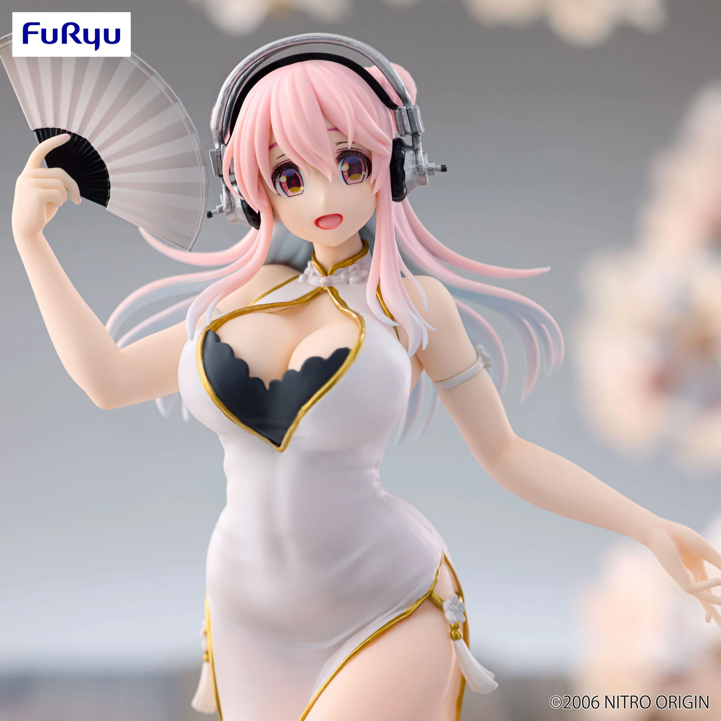 Super Sonico - Sonico White China Dress Ver. Trio-Try-iT - FuRyu Prize - Image 3