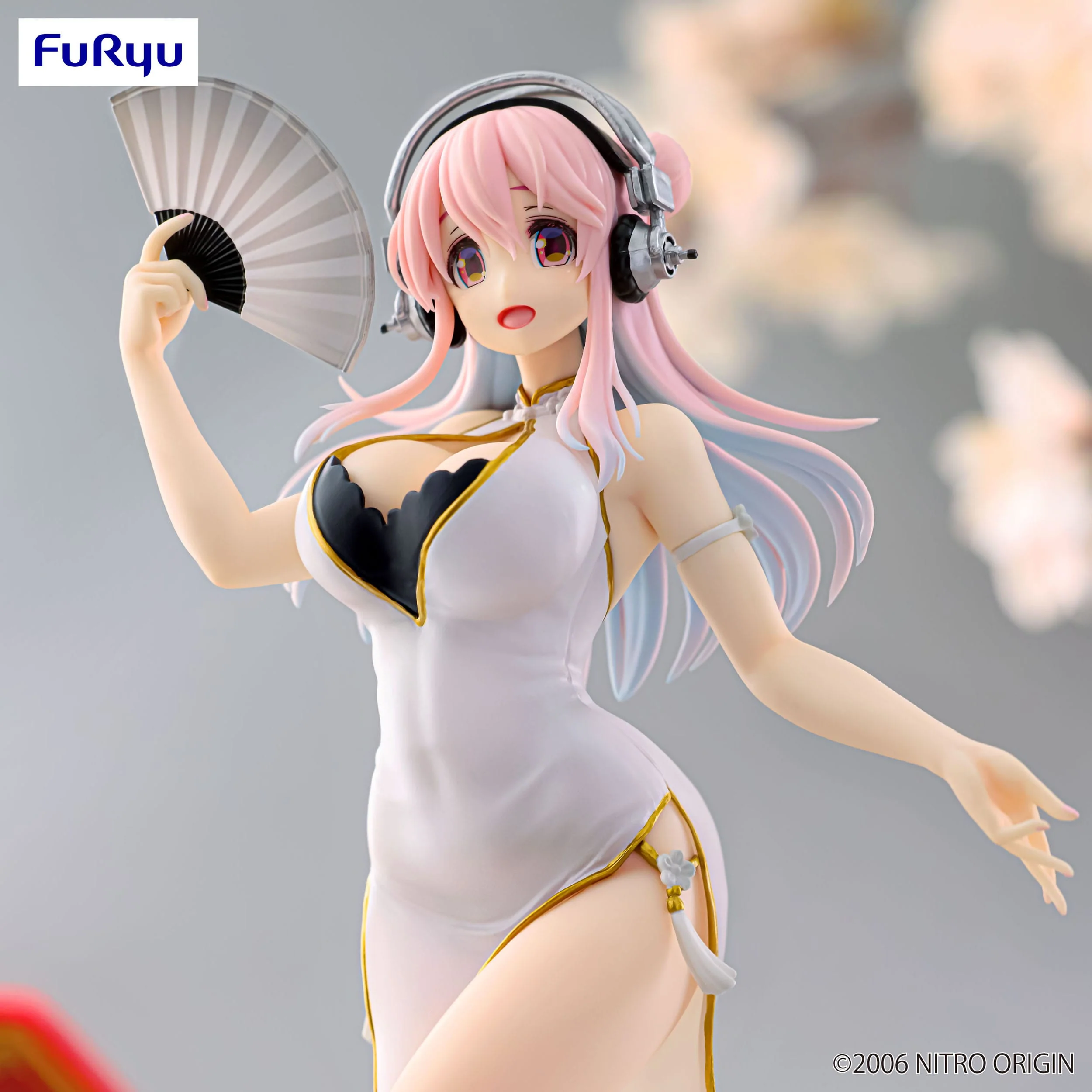 Super Sonico - Sonico White China Dress Ver. Trio-Try-iT - FuRyu Prize - Image 4