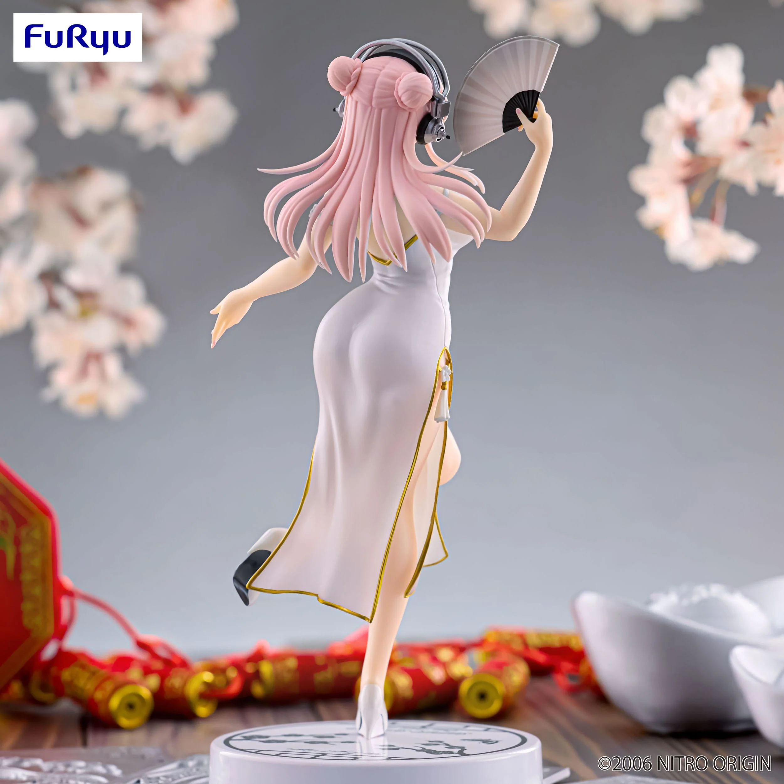 Super Sonico - Sonico White China Dress Ver. Trio-Try-iT - FuRyu Prize - Image 5