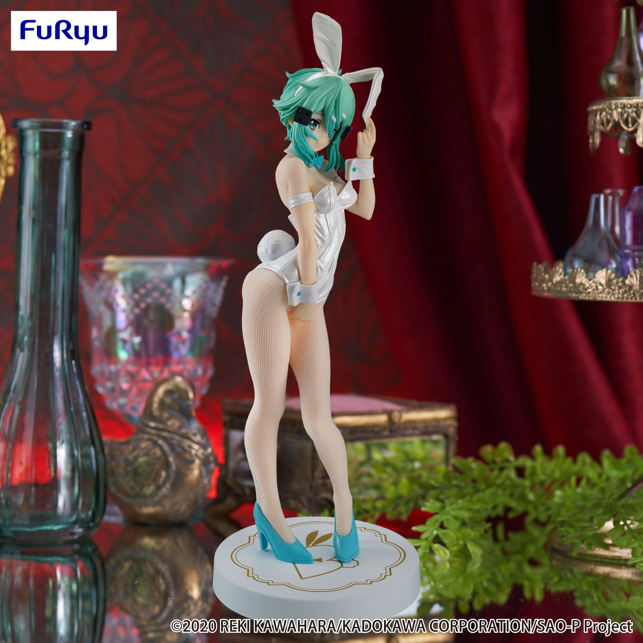 Sword Art Online - Sinon BiCute Bunnies White Pearl Ver. - FuRyu Prize - Image 3