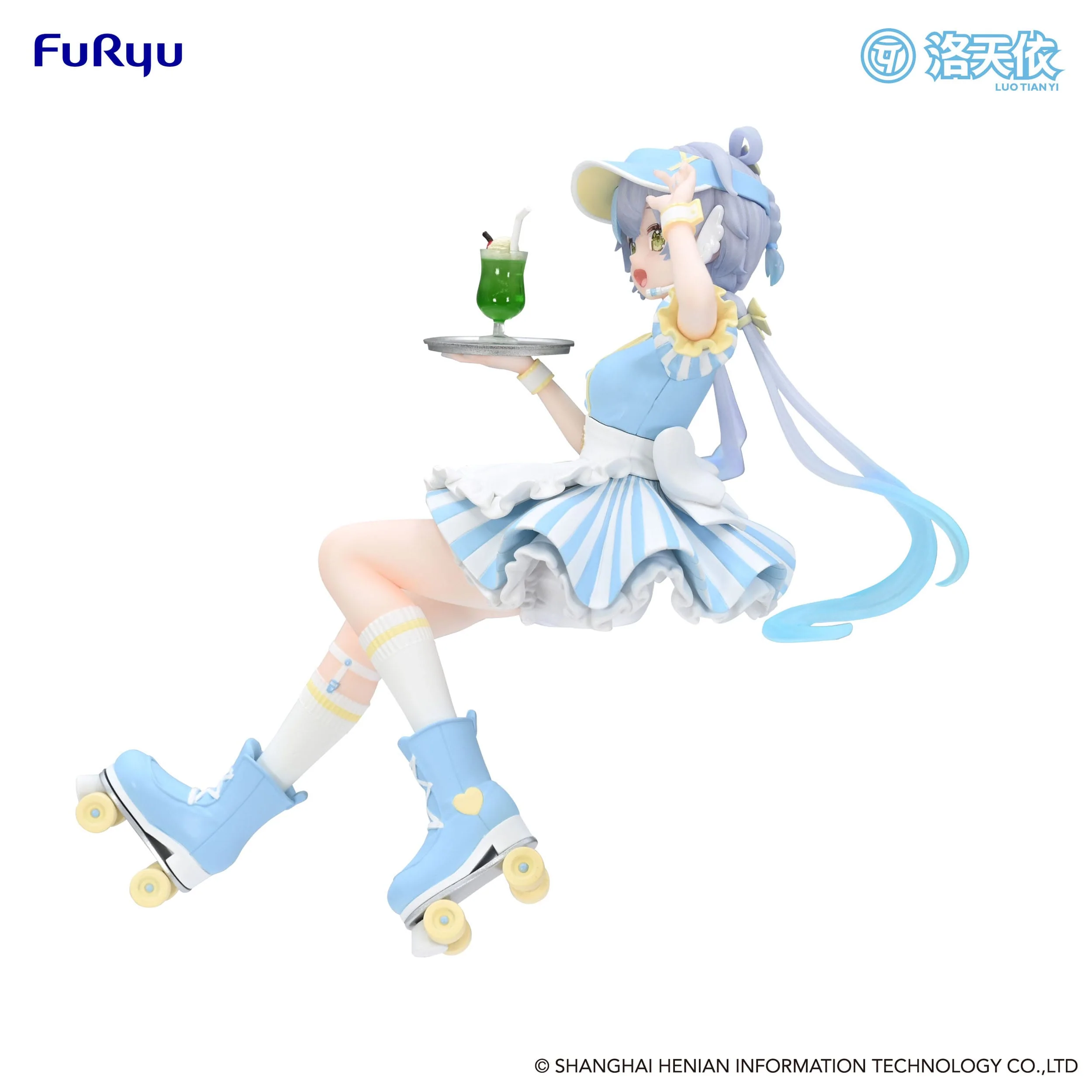 VTuber - V Singer Luo Tian Yi Waitress Ver. Noodle Stopper - FuRyu Prize - Image 11