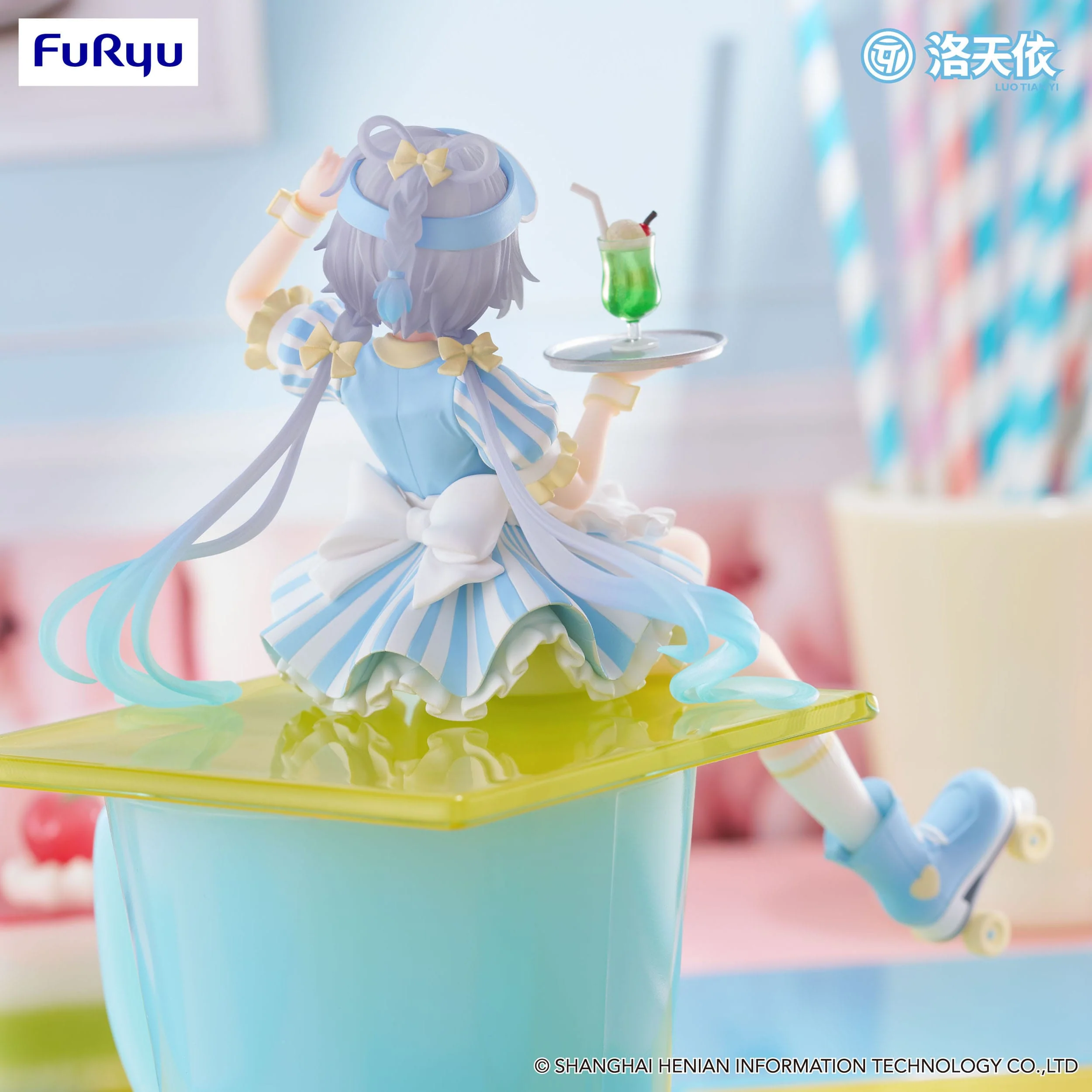 VTuber - V Singer Luo Tian Yi Waitress Ver. Noodle Stopper - FuRyu Prize - Image 6
