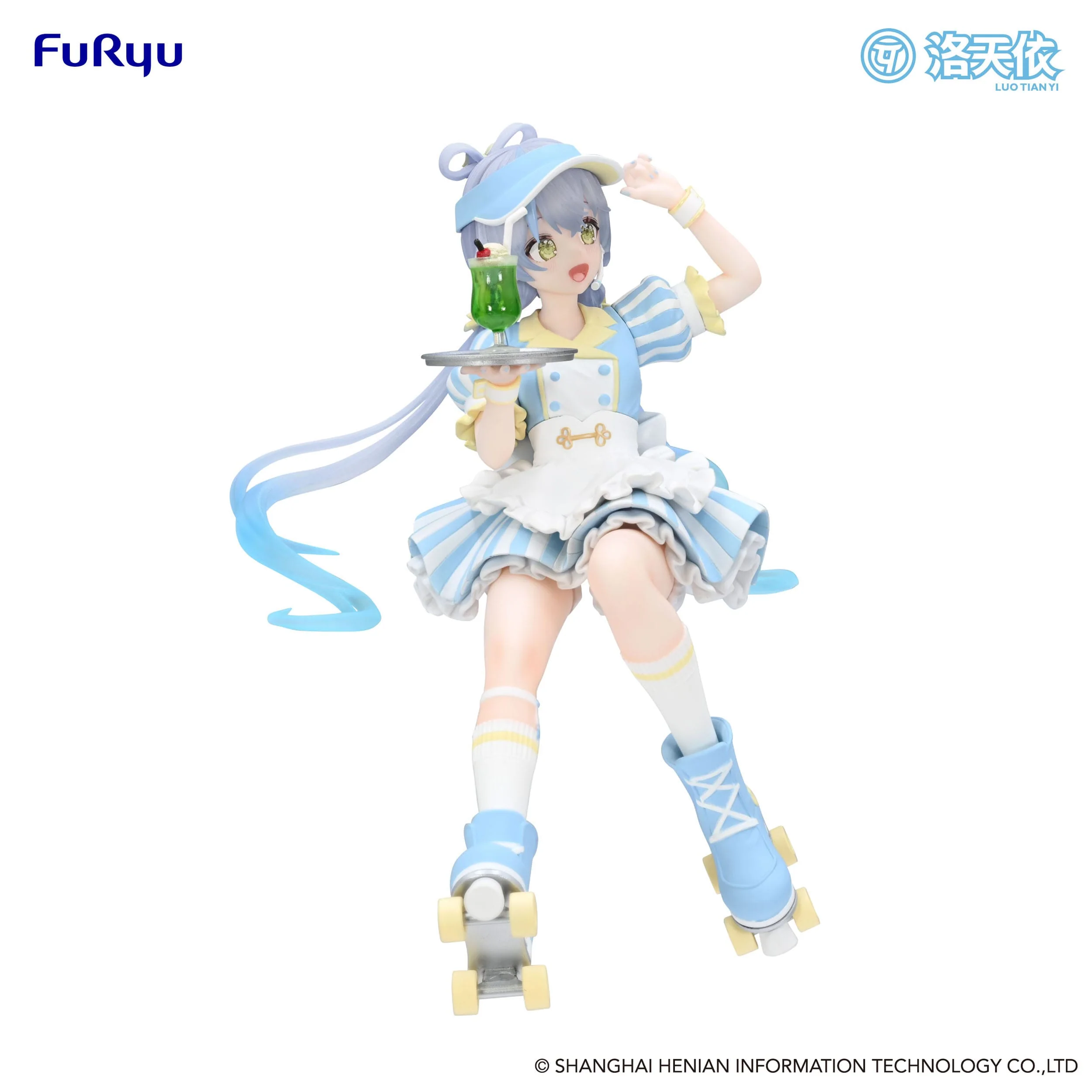 VTuber - V Singer Luo Tian Yi Waitress Ver. Noodle Stopper - FuRyu Prize - Image 7